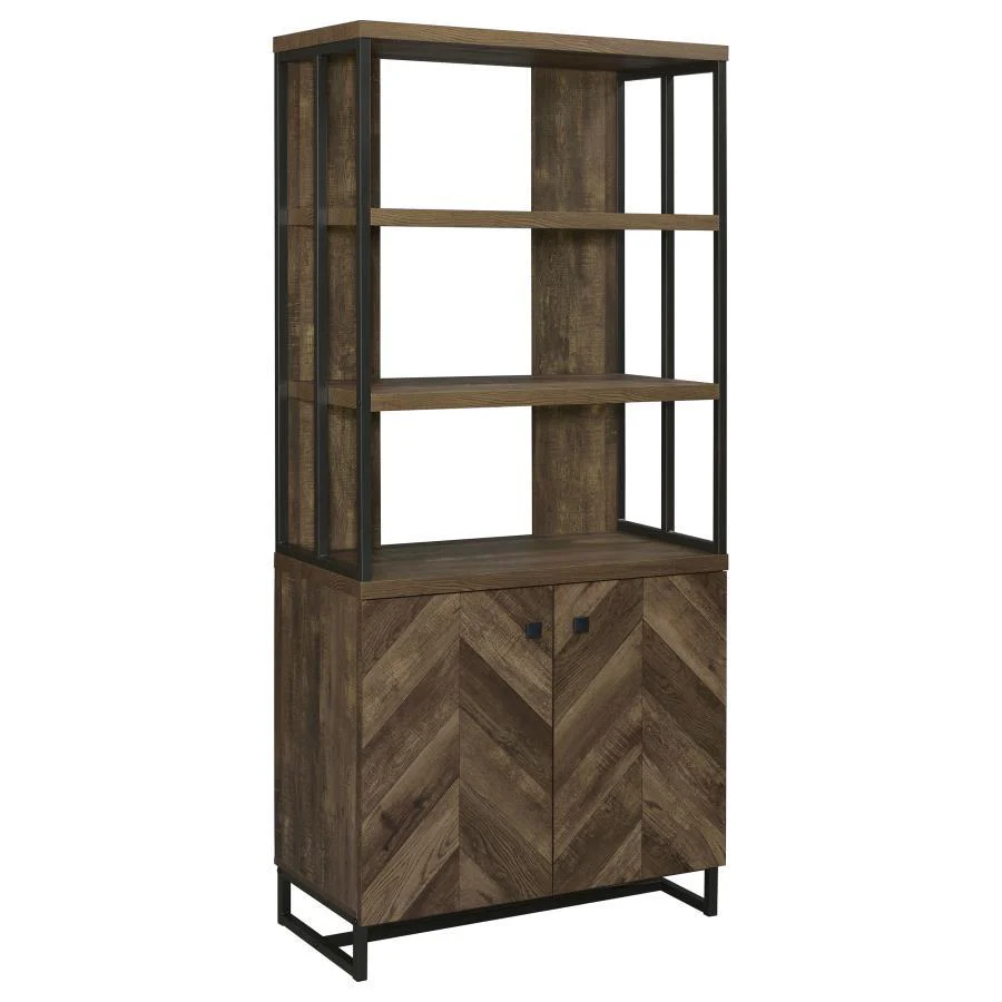 Millbrook - Bookcase - Brown - Funk Metal Works LLC