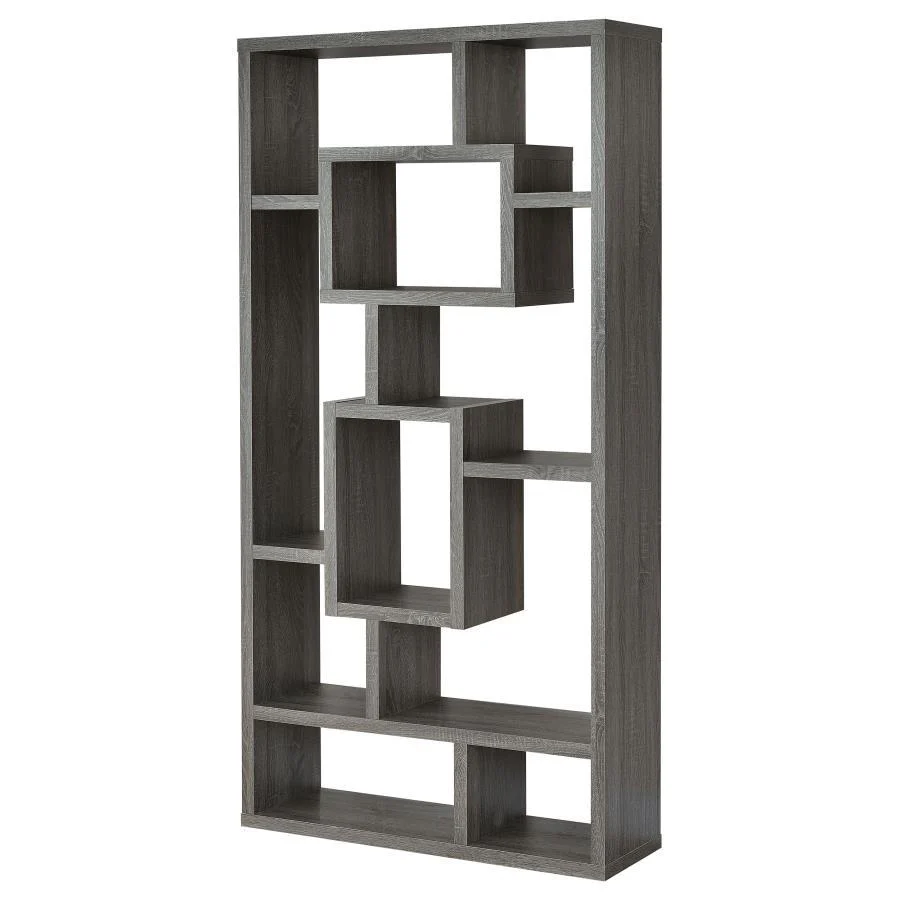 Cabianca - 10-shelf Bookcase - Funk Metal Works LLC