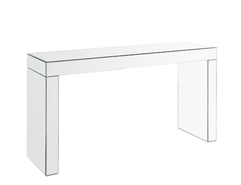 Noralie - Writing Desk - Mirrored - Funk Metal Works LLC