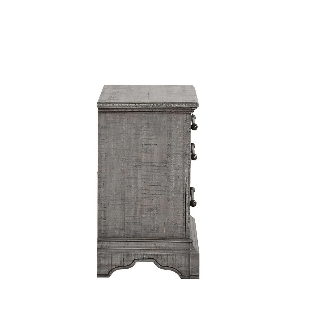 Artesia - Nightstand - Salvaged Natural - Funk Metal Works LLC