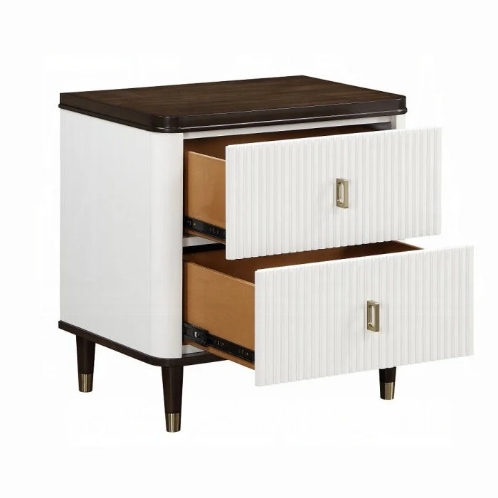 Carena Nightstand W/USB - Funk Metal Works LLC