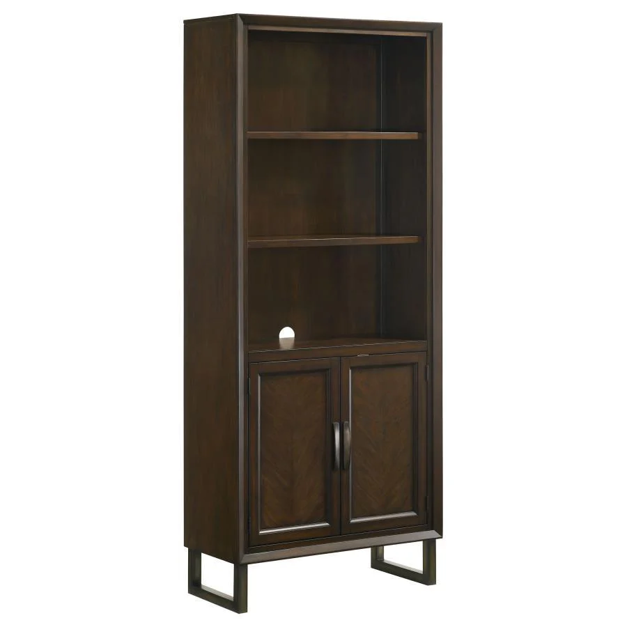 Standard Bookcase - Dark Brown - Funk Metal Works LLC