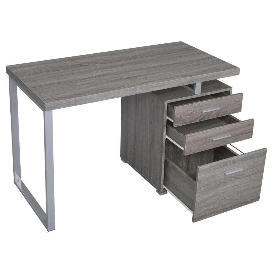 Brennan - 3-drawer Office Desk - Funk Metal Works LLC