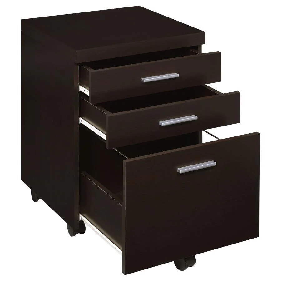 Skylar - 3-drawer Mobile File Cabinet - Funk Metal Works LLC