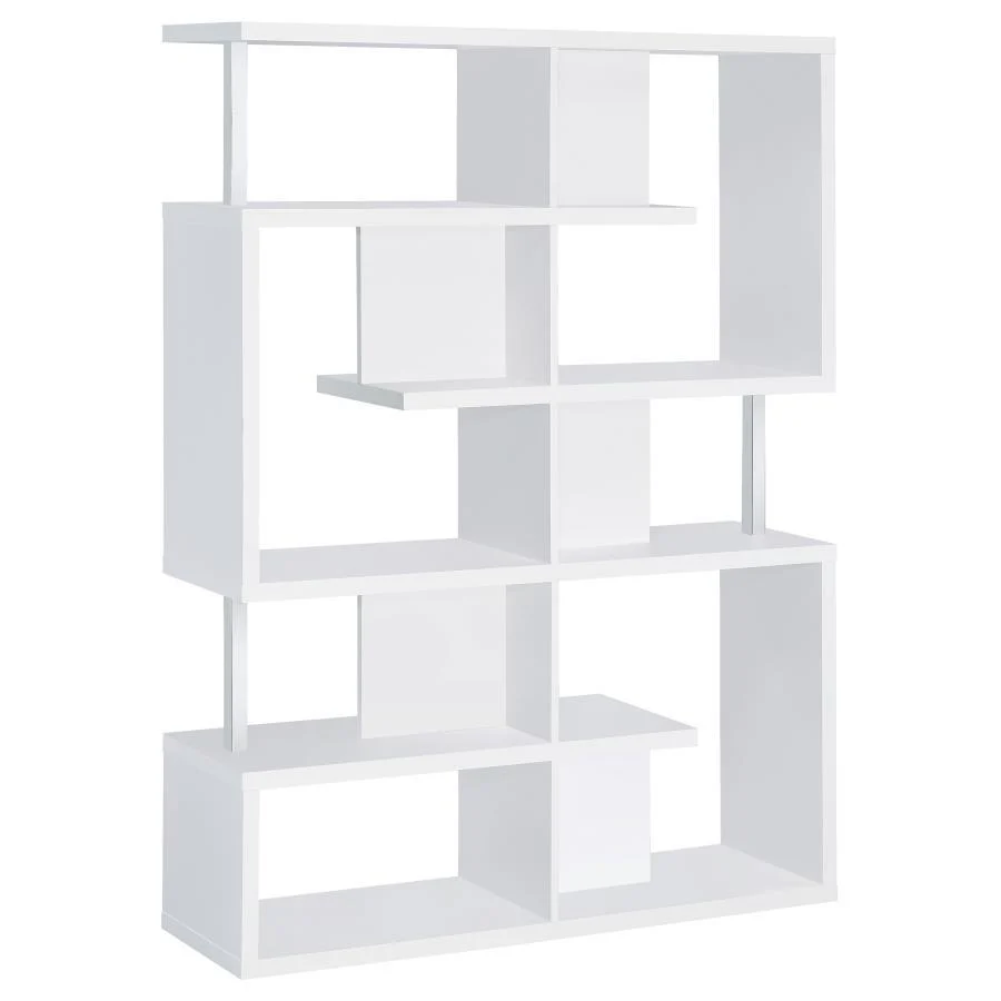Coaster - 5-tier Geometric Design Bookcase - Funk Metal Works LLC