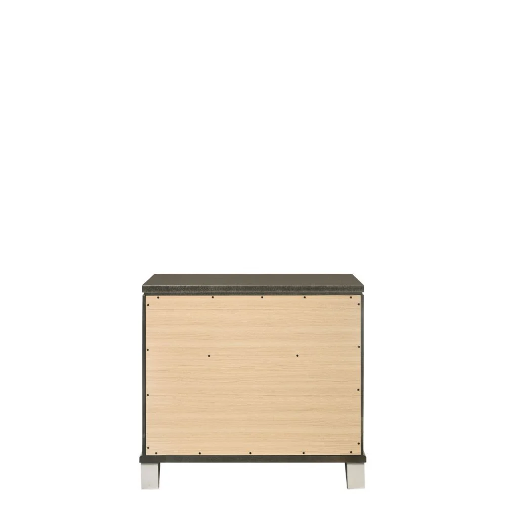 Skylar - Nightstand - Dark Champagne - Funk Metal Works LLC