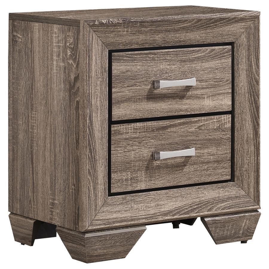 Kauffman - Nightstand - Light Brown - Funk Metal Works LLC