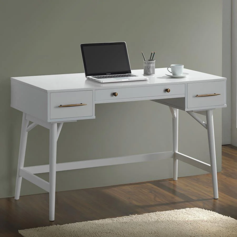 Coaster - 3-drawer Writing Desk - Funk Metal Works LLC