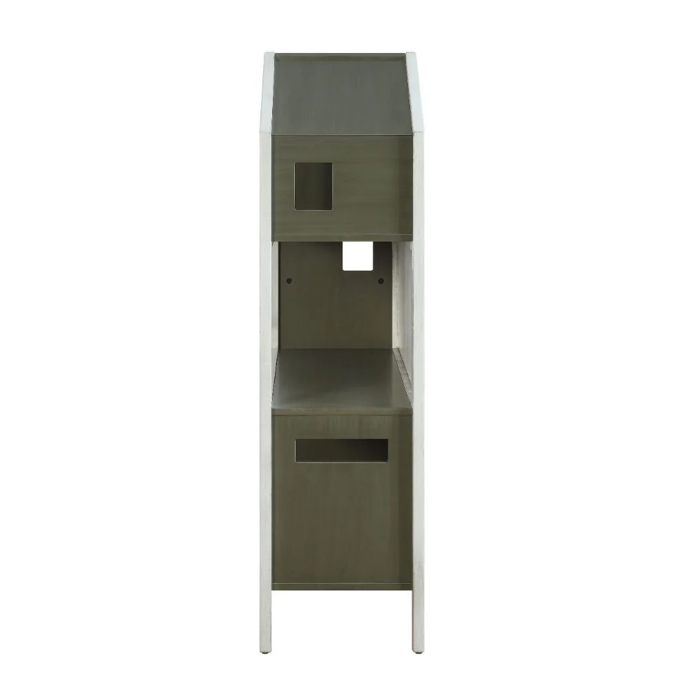 Doll - Cottage Bookshelf - Weathered White & Washed Gray - 50